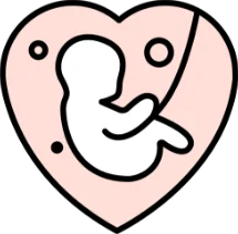 Bébé dans un cœur